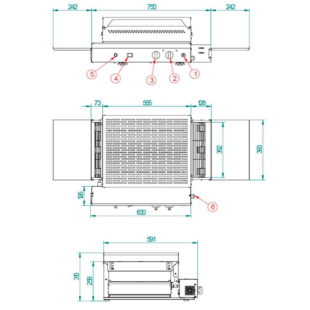 FM - TOSTADOR DE CINTA TTH 4400