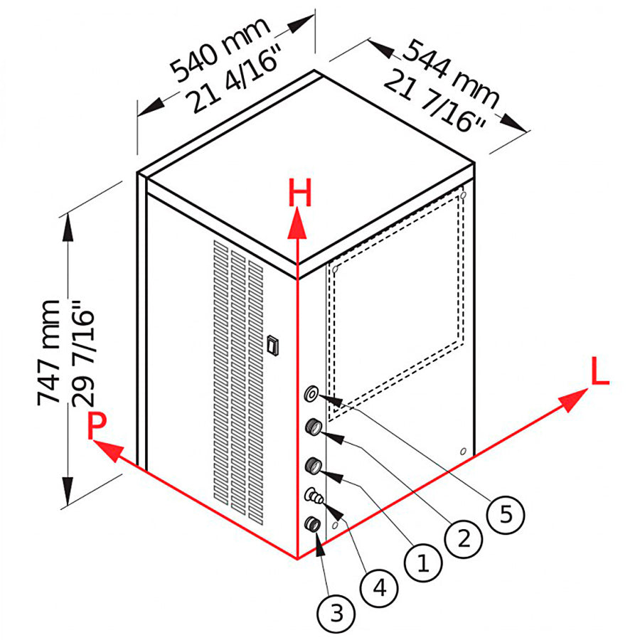 BREMA - MÁQUINA HIELO FAST FOOD VM350