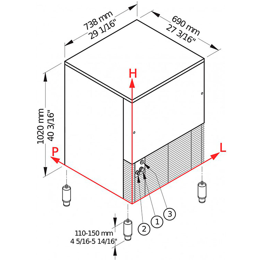 BREMA - MÁQUINA HIELO TB1405