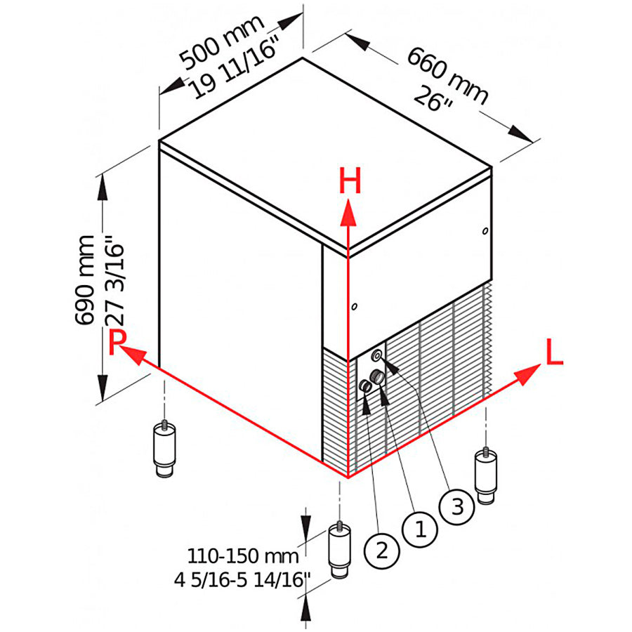 BREMA - MÁQUINA HIELO TB852