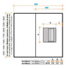 ALTEX - CAMPANA DE PARED BASIC MONOBLOC 90