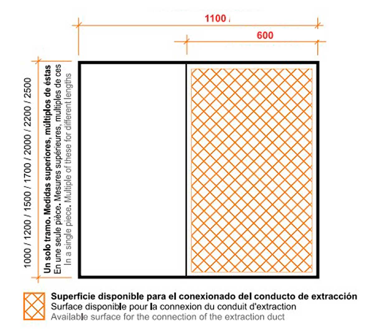 ALTEX - CAMPANA DE PARED BASIC 110