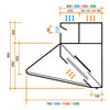 ALTEX - CAMPANA DE PARED PLEIN COMPENSADA 110