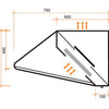 ALTEX - CAMPANA DE PARED PLEIN 75