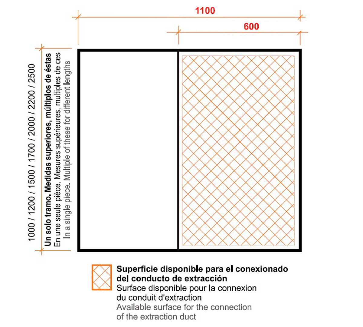ALTEX - CAMPANA DE PARED PLEIN 110