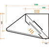 ALTEX - CAMPANA DE PARED PLEIN 135