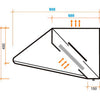 ALTEX - CAMPANA DE PARED PLEIN 90