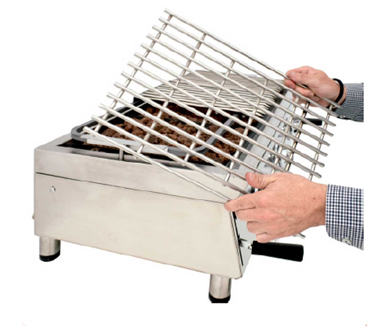 ARILEX - PARRILLA VARILLA ACERO INOX ESPECIAL PESCADO
