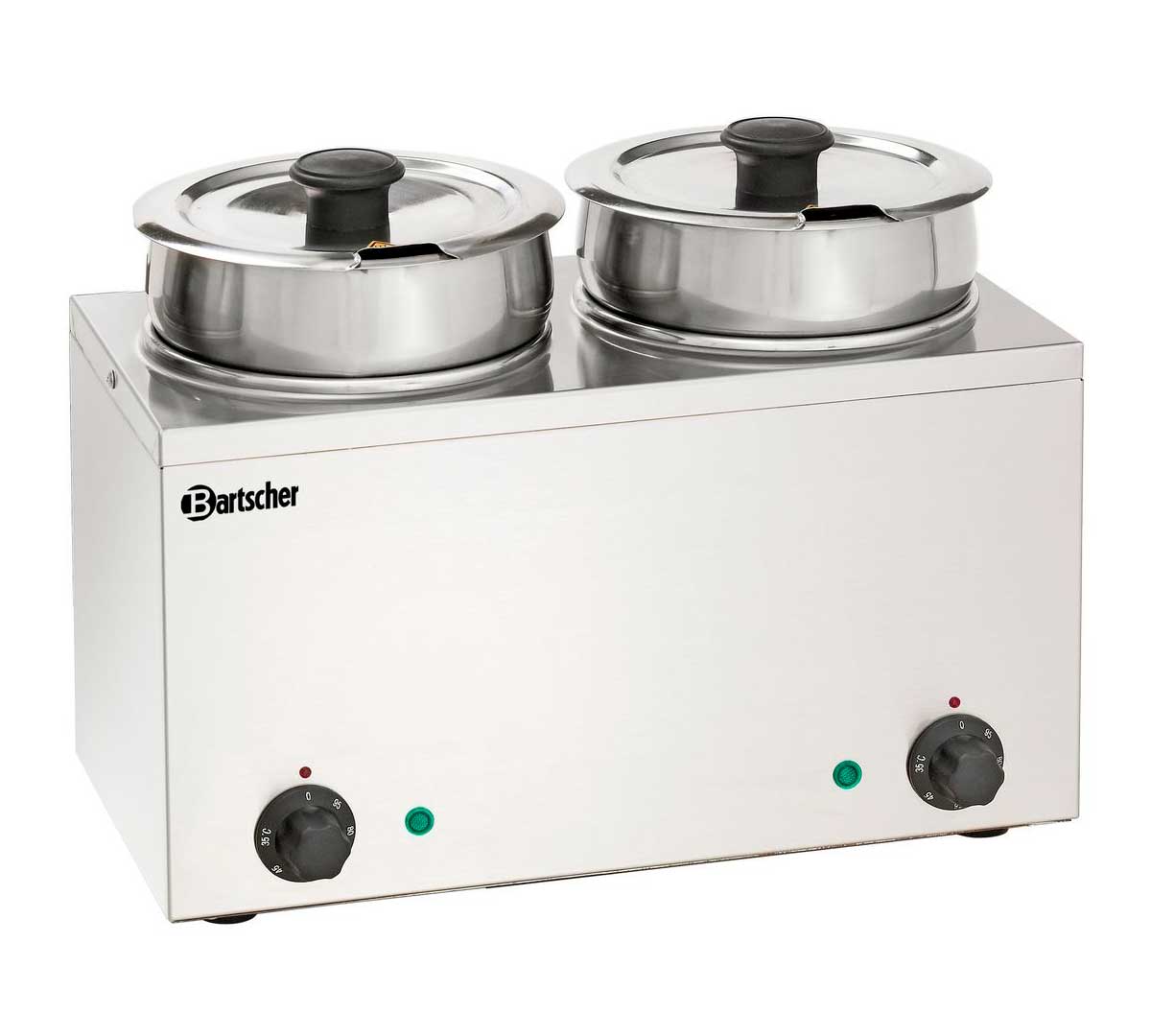 BARTSCHER - BAÑO MARÍA HOTPOT 2 OLLAS DE 3,5 LITROS