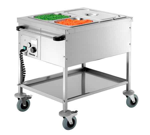 BARTSCHER - BAÑO MARÍA CALOR SECO - 2 CUBETAS GN 1/1