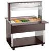 BARTSCHER - CARRO BUFFET BAÑO MARÍA 3 GN 1/1 - FONDO 125CM