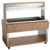 BARTSCHER - CARRO BUFFET BAÑO MARÍA 4 GN 1/1 - FONDO 125CM