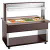 BARTSCHER - CARRO BUFFET BAÑO MARÍA 4 GN 1/1 - FONDO 125CM