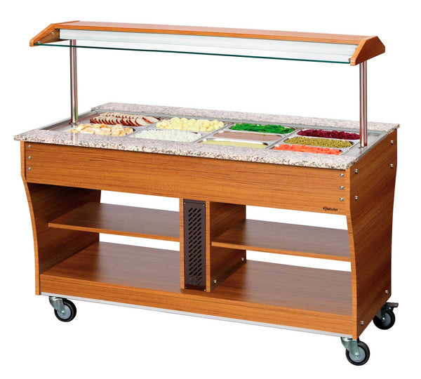 BARTSCHER - CARRO BUFFET BAÑO MARÍA 4 GN 1/1 - 149,5x88x137CM