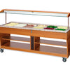 BARTSCHER - CARRO BUFFET BAÑO MARÍA 6 GN 1/1 - 215x88x137CM