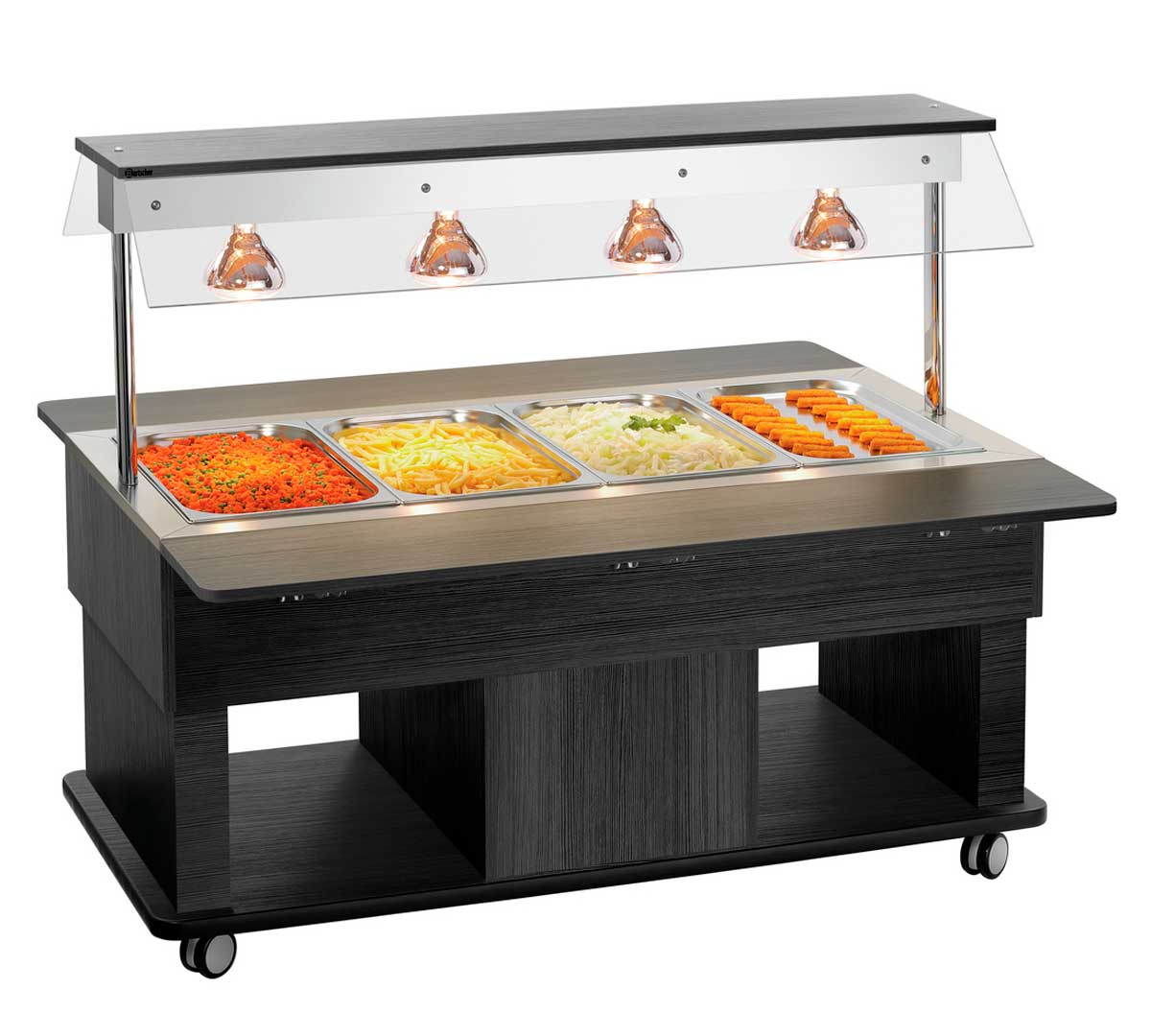BARTSCHER - CARRO BUFFET KIDS PLACA CALIENTE