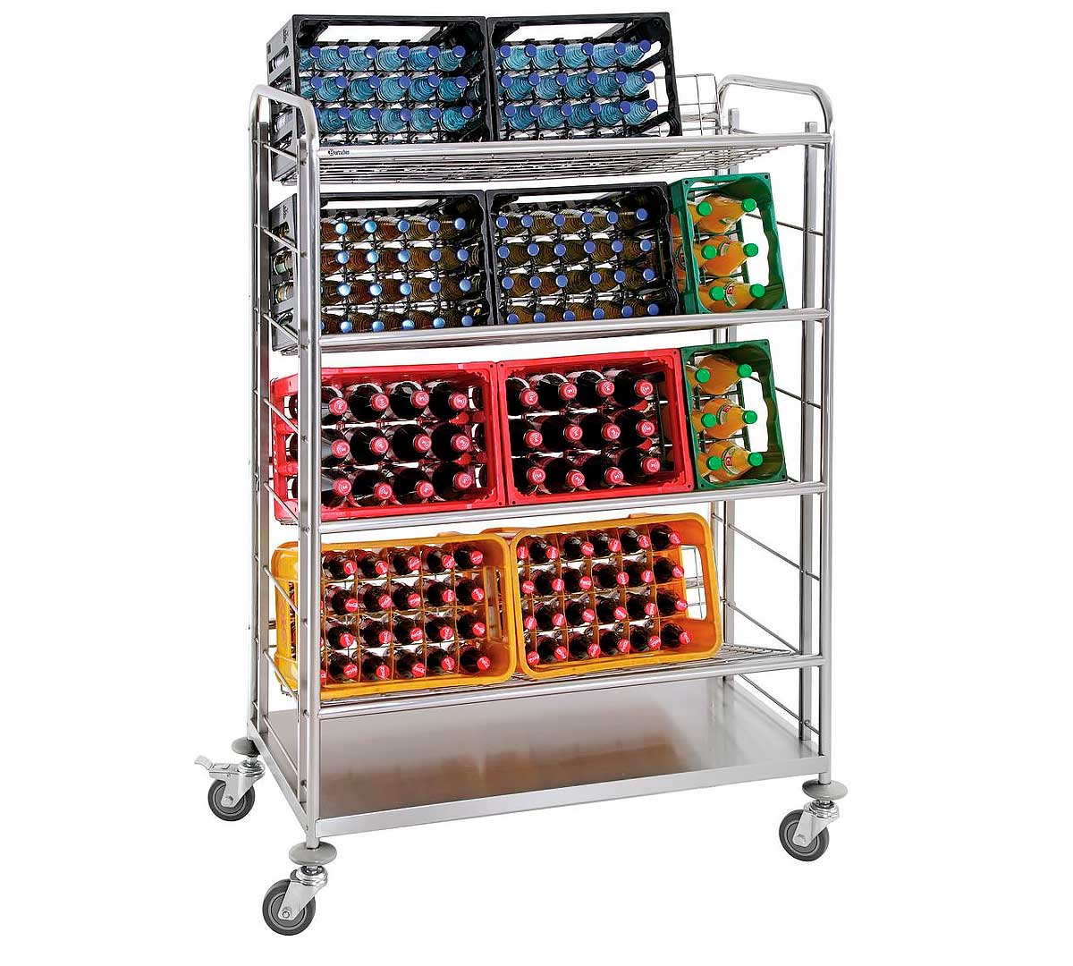 BARTSCHER - CARRO PARA CAJAS DE BEBIDA TGK400 - CAPACIDAD 7 CESTAS