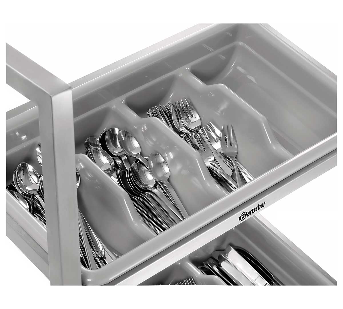 BARTSCHER - CARRO DE CUBIERTOS TBST200 - 3 ESTANTES