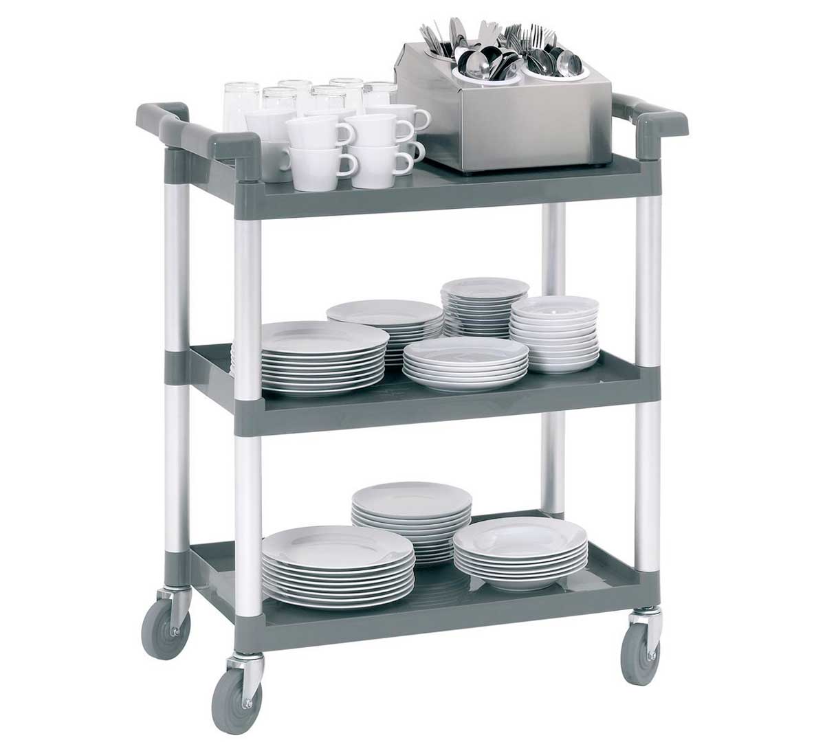 BARTSCHER - CARRO DE SERVICIO TS ADJUTANT - 3 ESTANTES