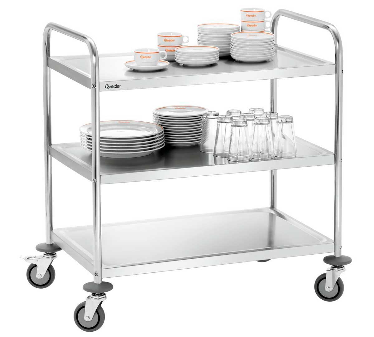 BARTSCHER - CARRO DE SERVICIO TS301 - 3 ESTANTES
