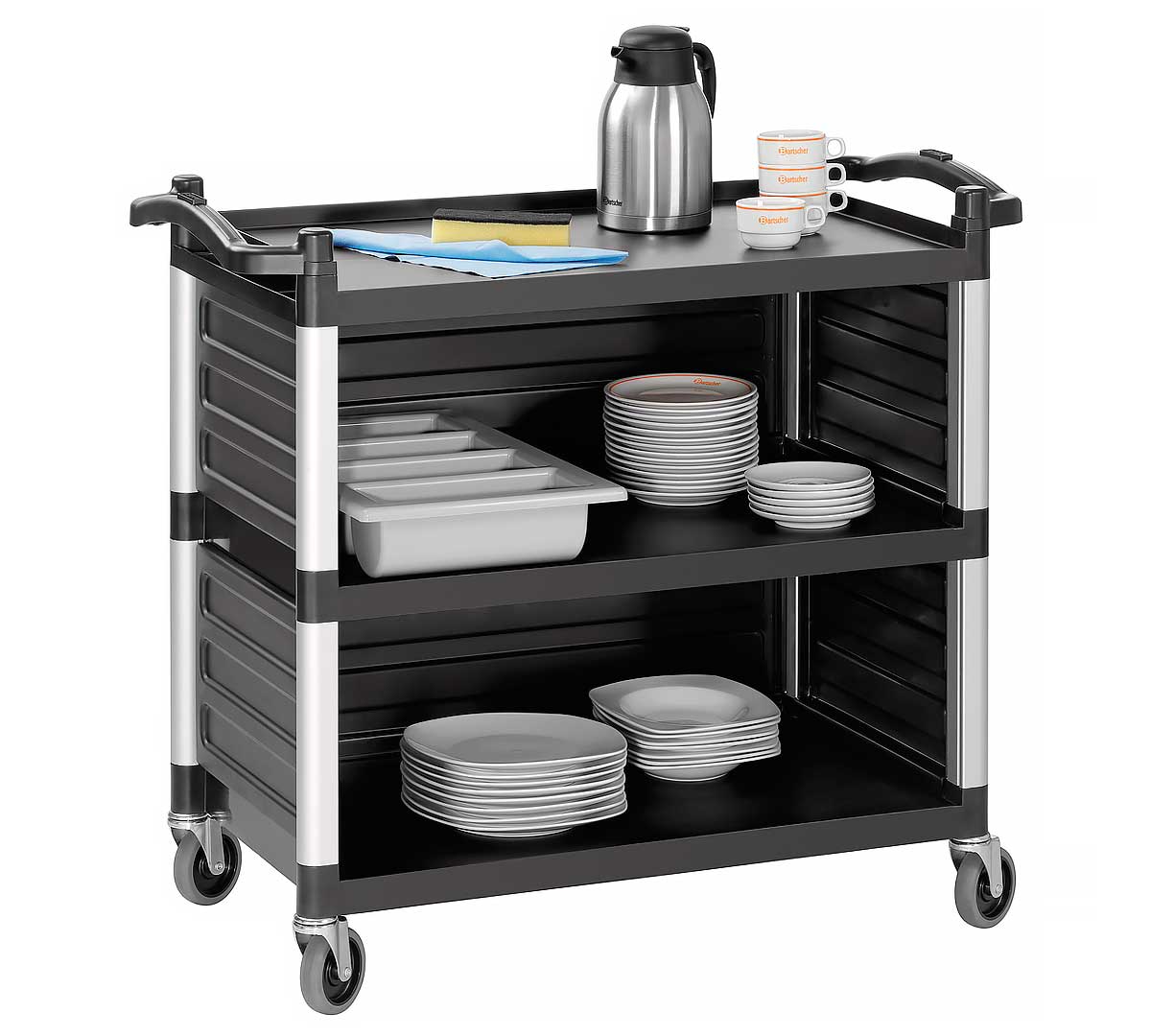 BARTSCHER - CARRO DE SERVICIO TSA300V - 3 ESTANTES