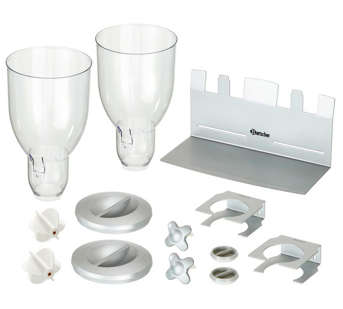 BARTSCHER - DISPENSADOR DE CEREALES DOBLE - CAPACIDAD 7 LITROS