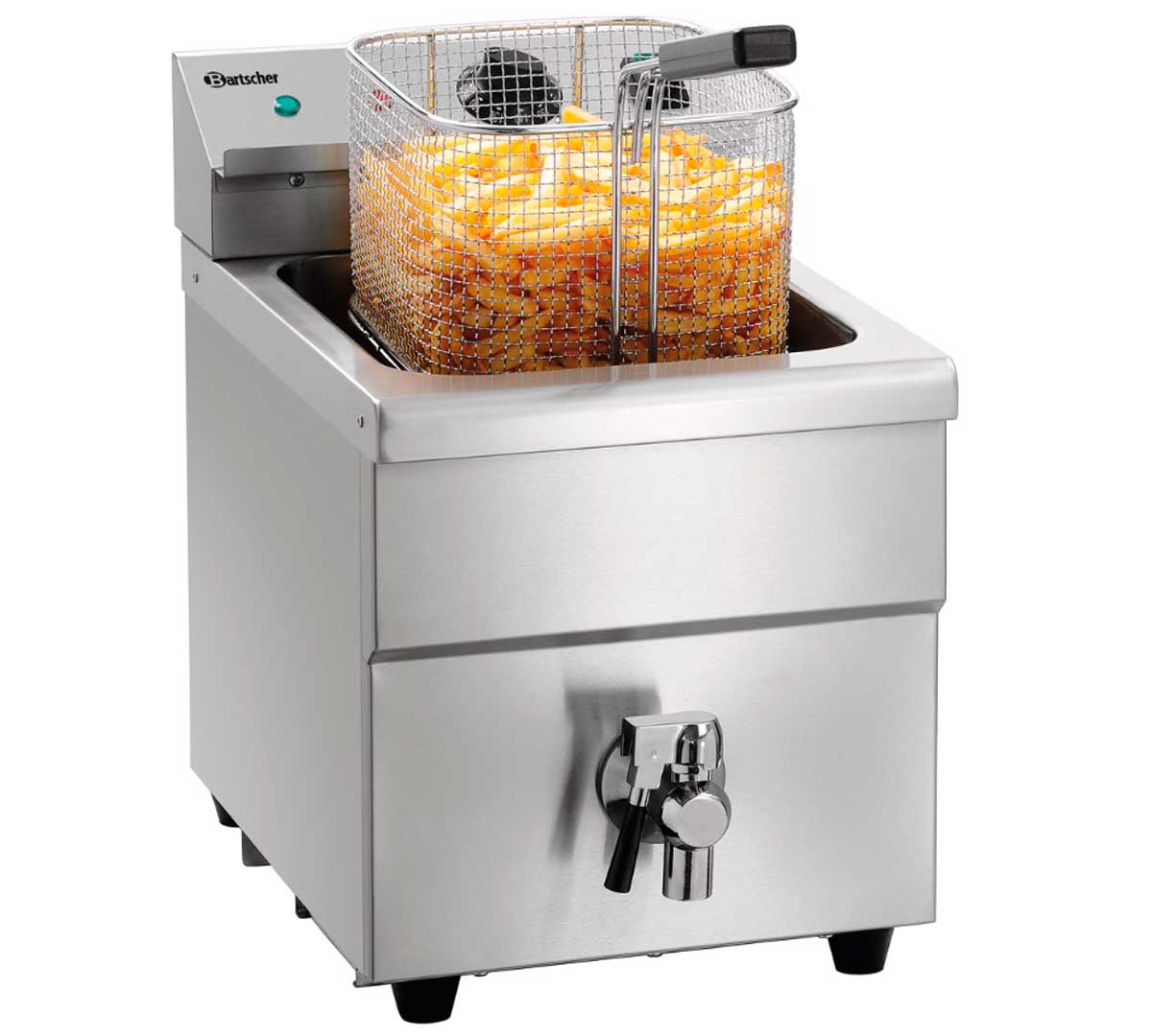 Freidora Inducción 8L Plus Eléctrica - Fondo 56,5 cm - 1 Cuba 8 litros