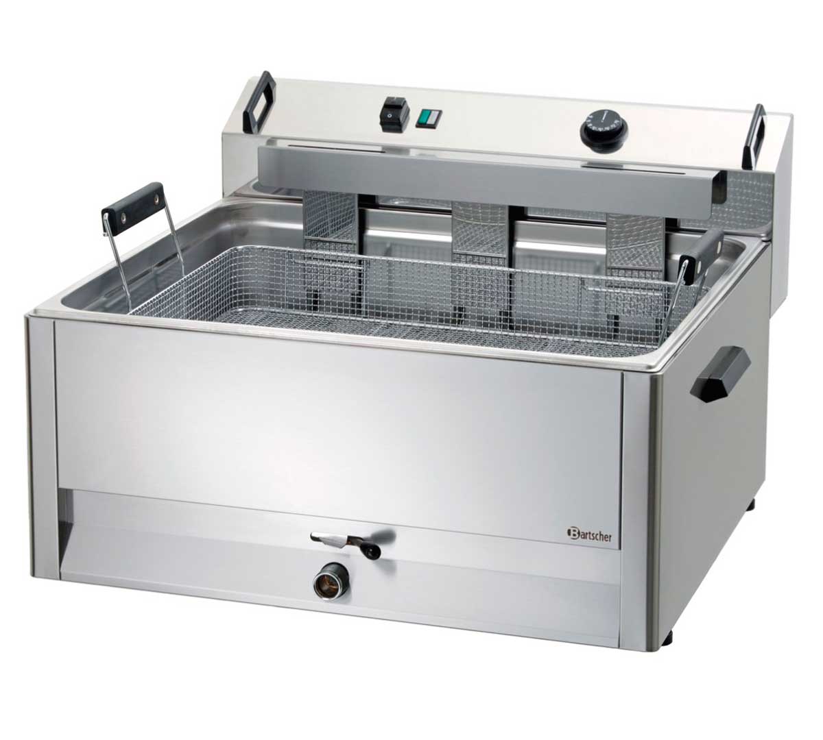 BARTSCHER - FREIDORA PASTELERÍA BF 30E ELÉCTRICA - FONDO 65CM - 1 CUBA 30 LITROS
