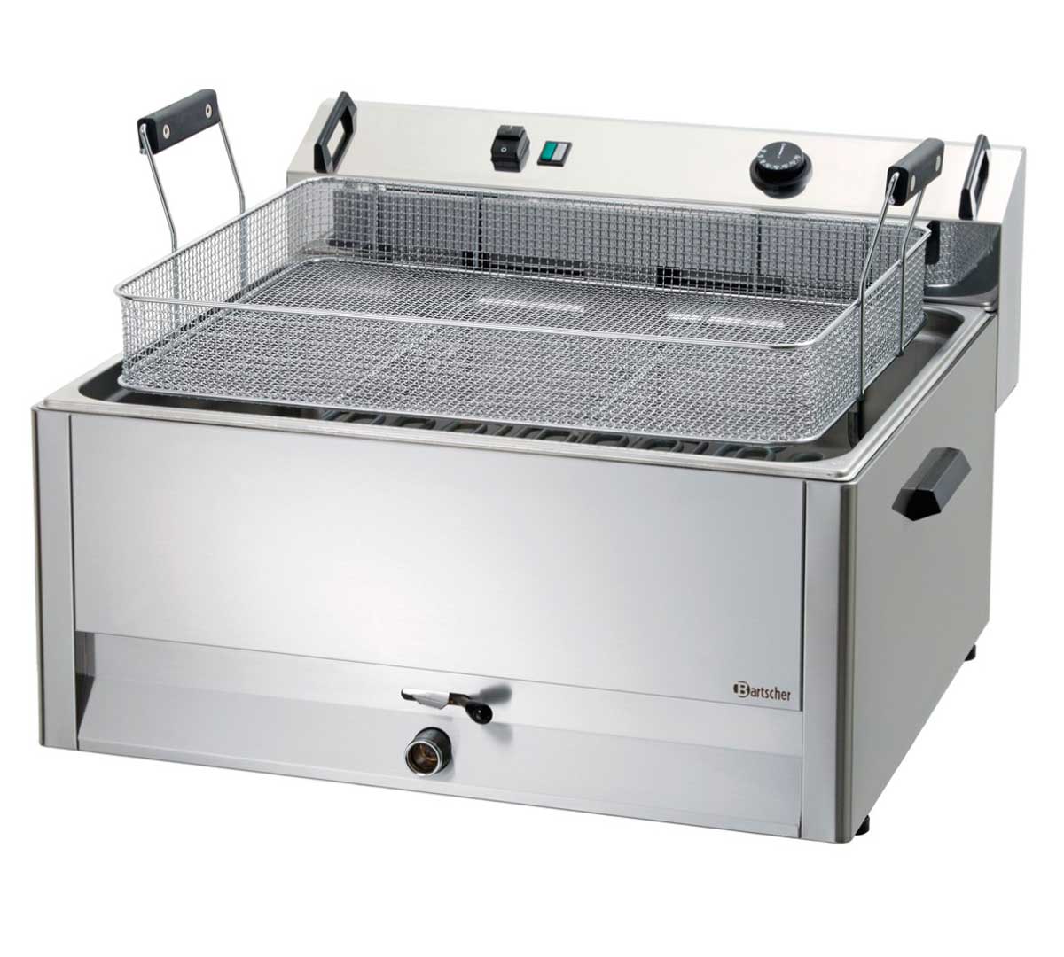 BARTSCHER - FREIDORA PASTELERÍA BF 30E ELÉCTRICA - FONDO 65CM - 1 CUBA 30 LITROS