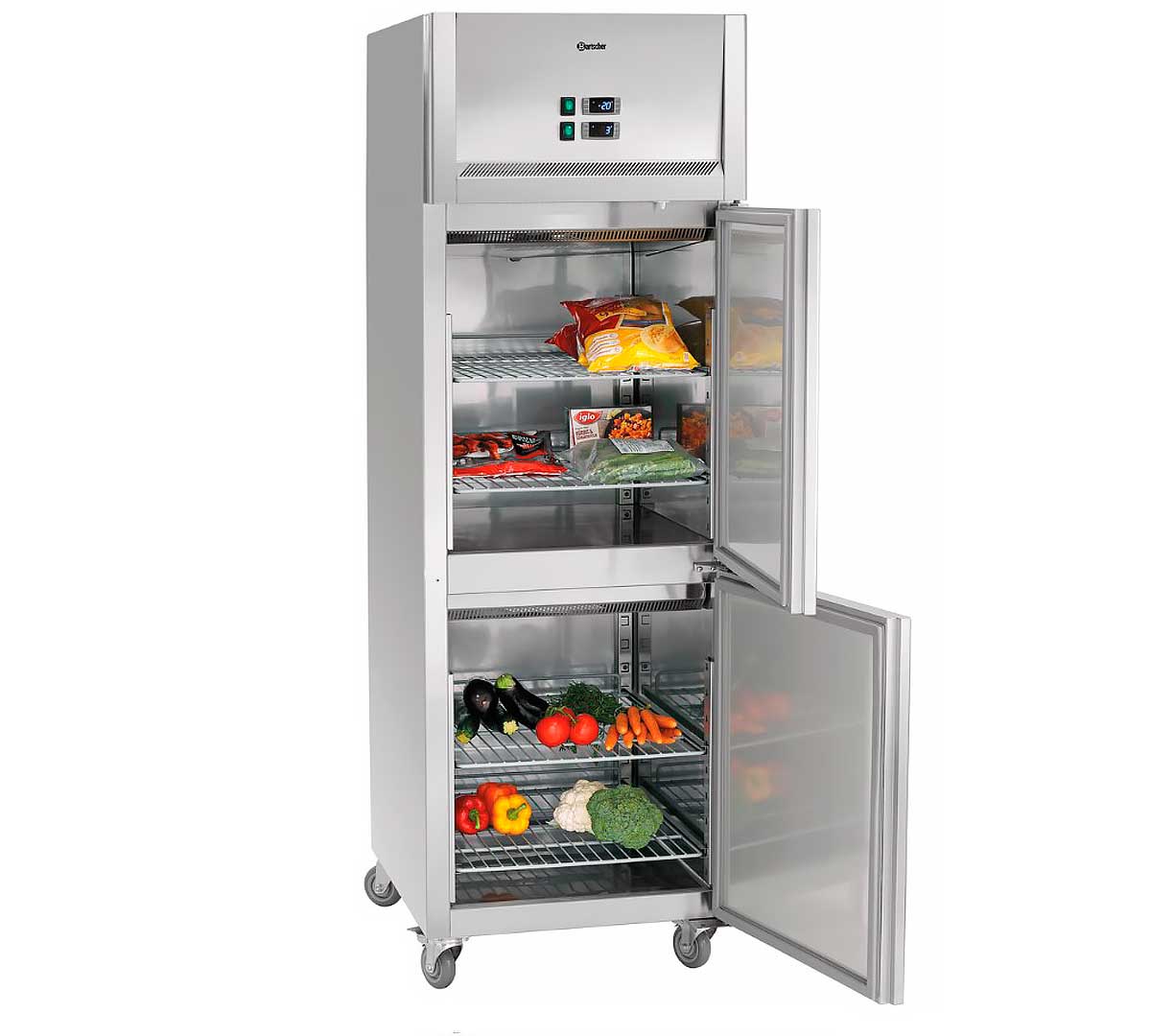 BARTSCHER - FRIGORÍFICO CON CONGELADOR GN210 - 484 LITROS