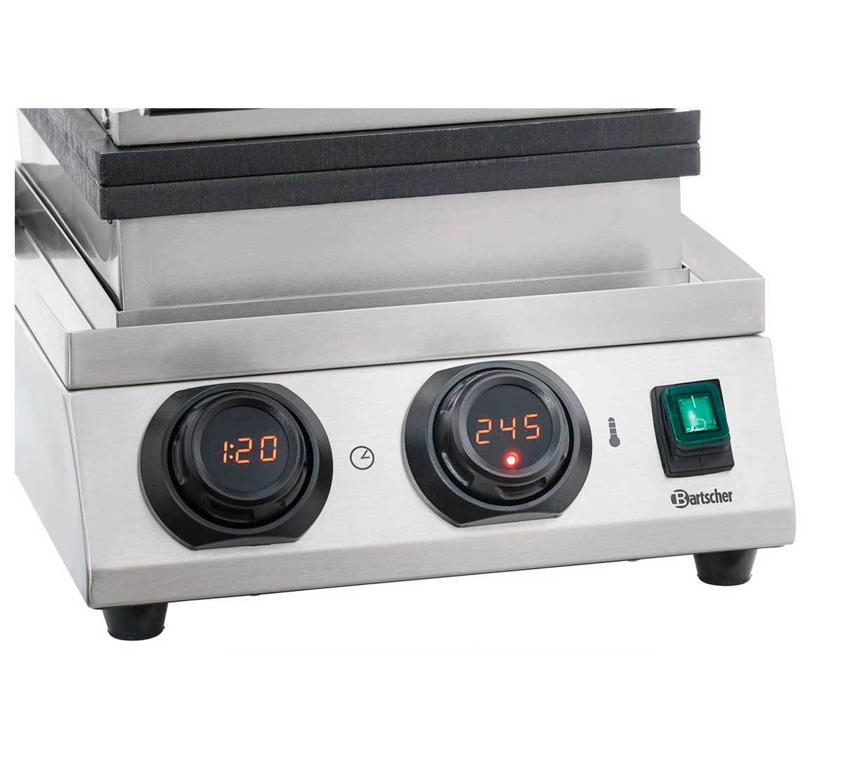 BARTSCHER - GOFRERA MDI CHURROS 2210 - PLACA ALUMINIO - POTENCIA 1,8KW