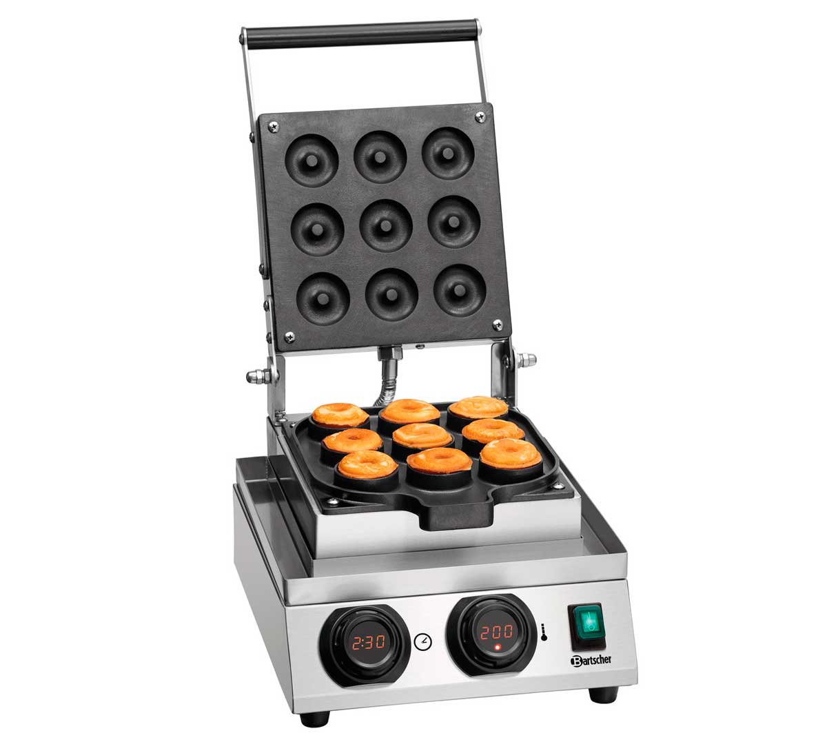 BARTSCHER - GOFRERA MDI DONUT 900 - PLACA ALUMINIO - POTENCIA 1,8KW