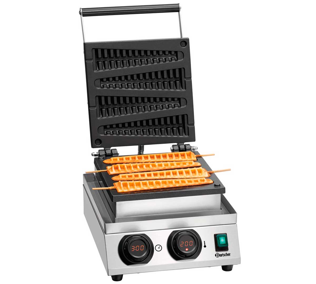 BARTSCHER - GOFRERA MDI LOLLY 400 - PLACA ALUMINIO - POTENCIA 1,8KW