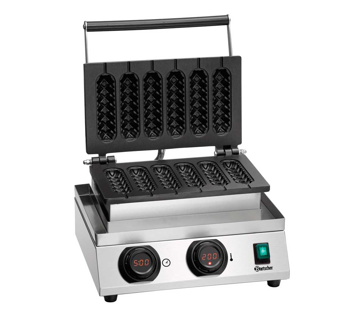 BARTSCHER - GOFRERA MDI LOLLY 600 - PLACA ALUMINIO - POTENCIA 1,8KW