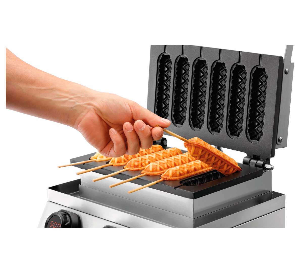 BARTSCHER - GOFRERA MDI LOLLY 600 - PLACA ALUMINIO - POTENCIA 1,8KW