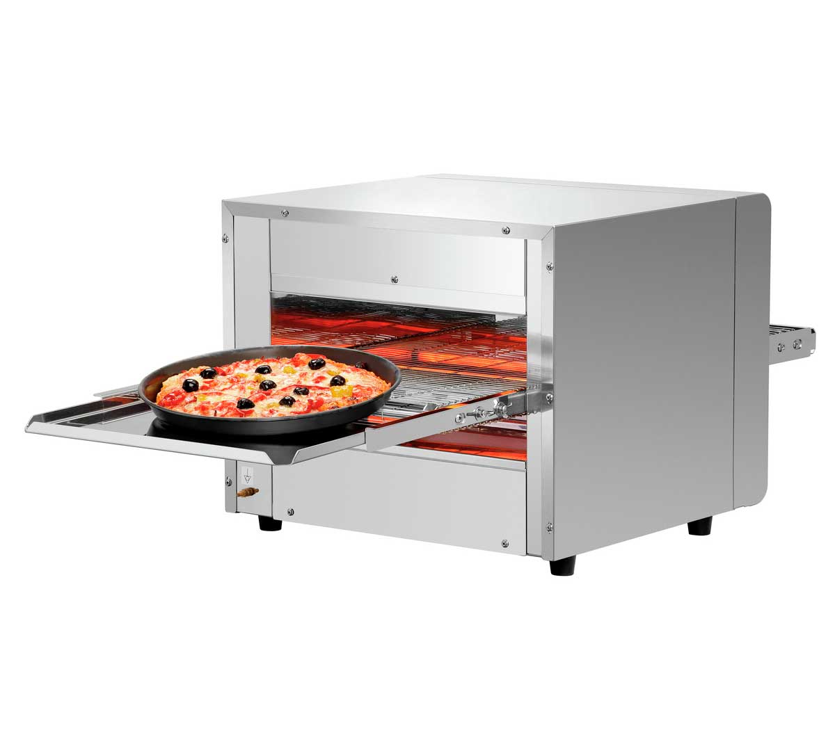BARTSCHER - HORNO DE CINTA PARA PIZZA 3600TB10 - 1 PIZZA Ø 32CM - 3,5KW