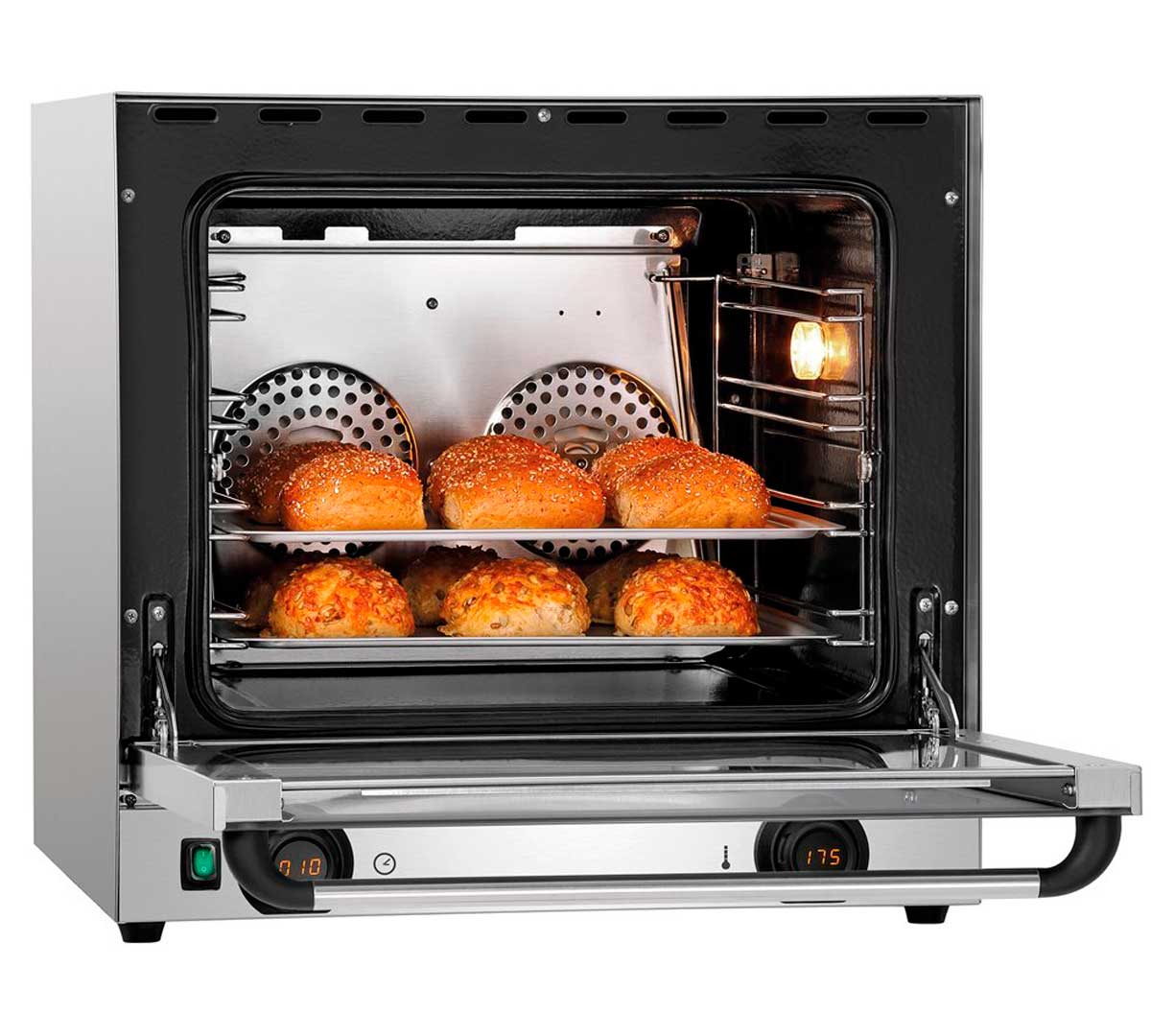 BARTSCHER - HORNO DE CONVECCIÓN AT90-MDI ELÉCTRICO - 4 BANDEJAS 43,8x31,5CM