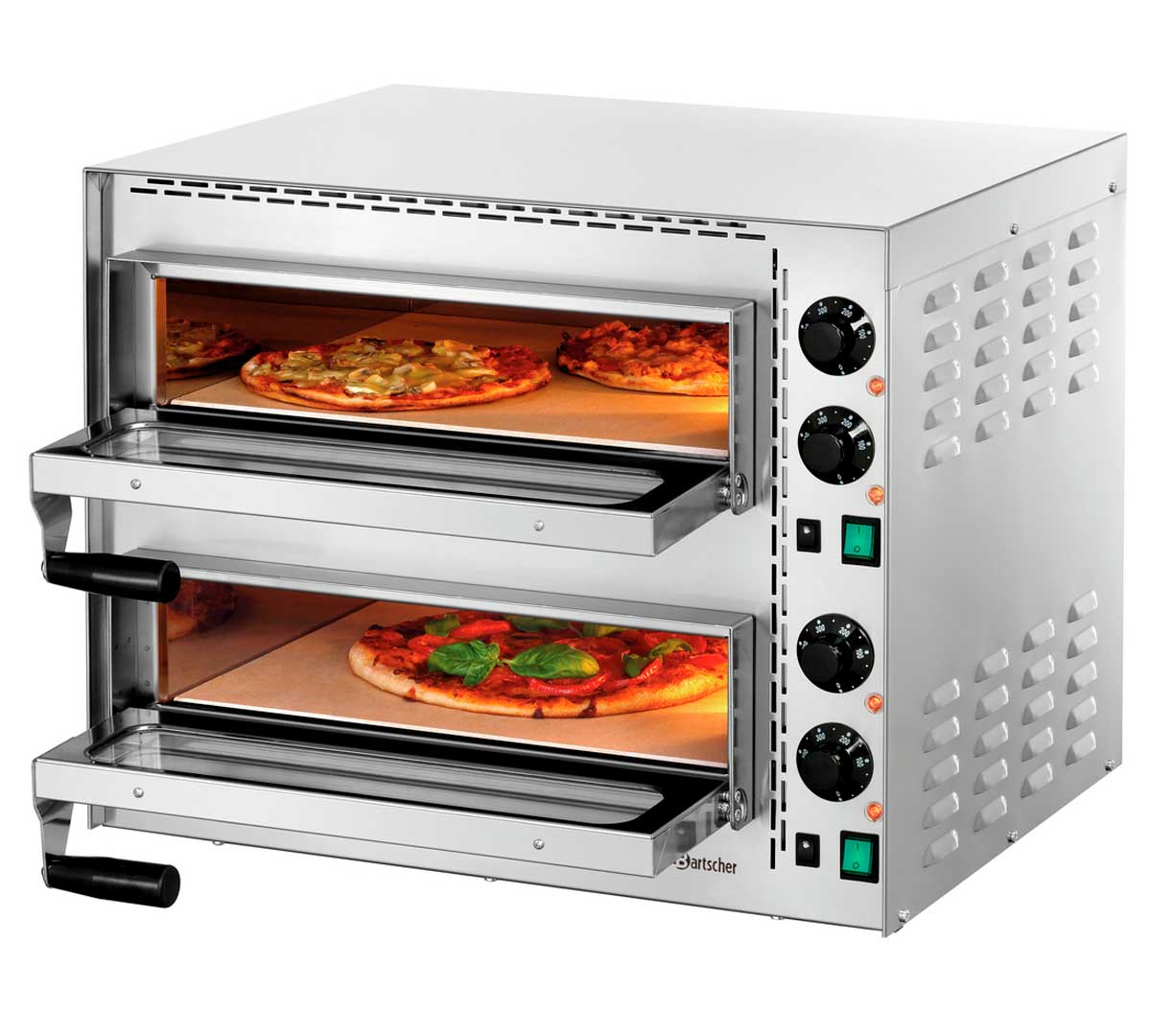 BARTSCHER - HORNO PIZZA MINI PLUS 2 - 2 PIZZAS Ø 35CM - 3,4KW