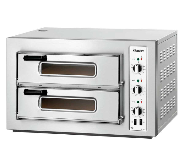 BARTSCHER - HORNO PIZZA NT502 - 2 CÁMARAS - 8 PIZZAS Ø 25CM - 6KW
