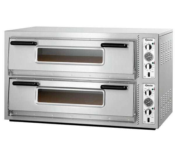 BARTSCHER - HORNO PIZZA NT921 - 2 CÁMARAS - 12 PIZZAS Ø 30CM - 12KW