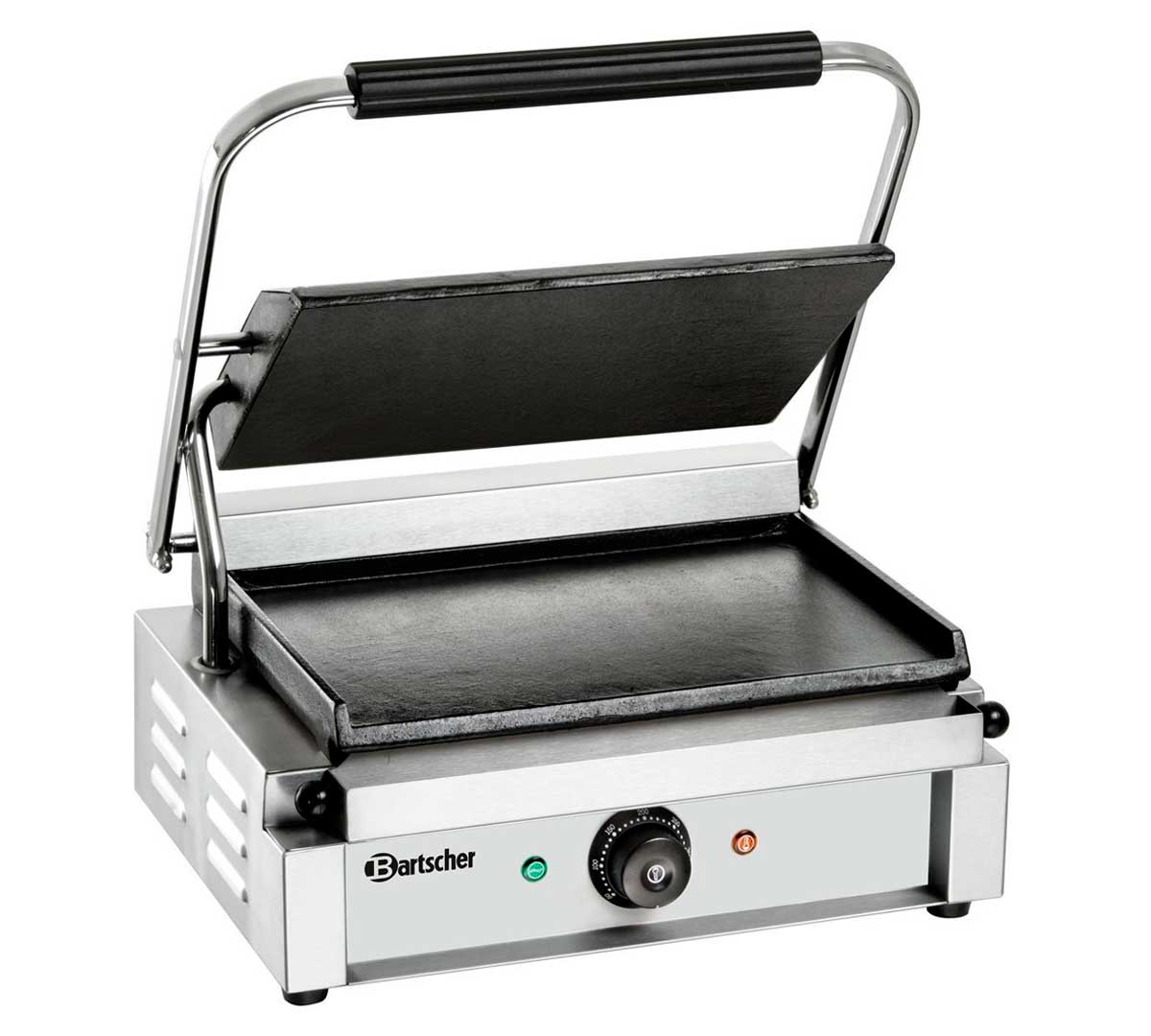 BARTSCHER - PARRILLA DE CONTACTO PANINI 1G - PLACA LISA – ANCHO 41CM - POTENCIA 2,2KW