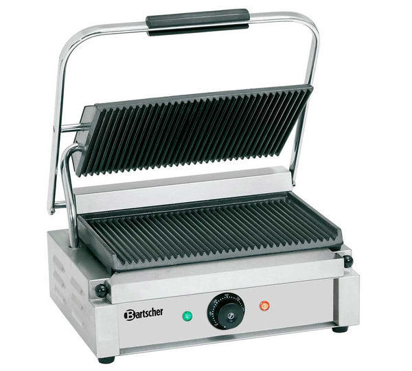 BARTSCHER - PARRILLA DE CONTACTO PANINI 1R - PLACA ACANALADA - ANCHO 41CM - POTENCIA 2,2KW