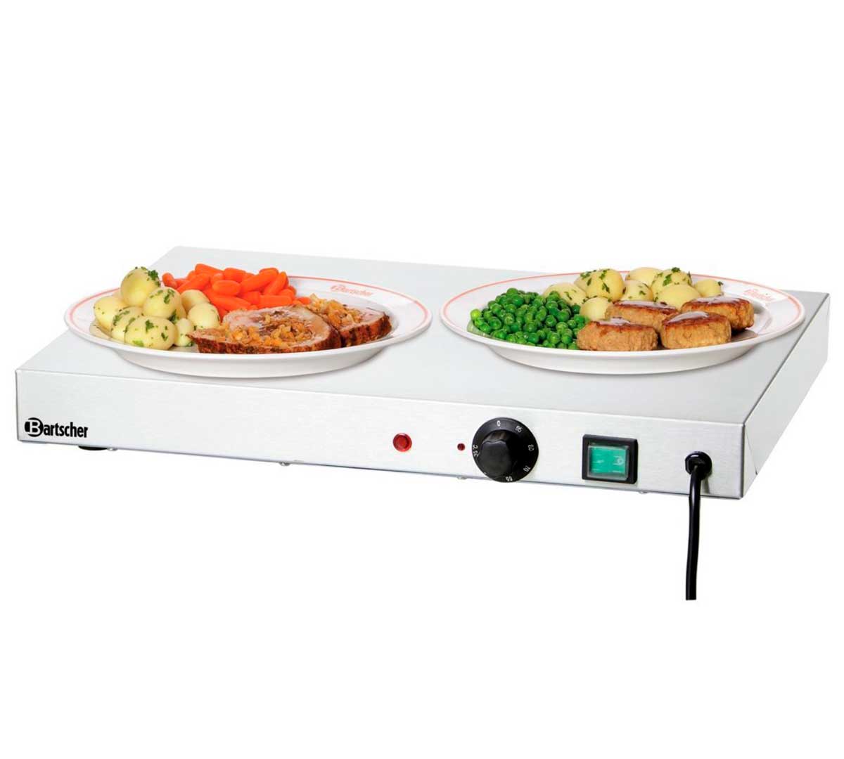 BARTSCHER - PLACA CALENTADORA INOX WP250 - 50x37,5CM