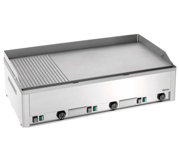 BARTSCHER - PLANCHA FRY TOP DE ACERO PLACA MIXTA GDP 980E GR ELÉCTRICA - FONDO 58 CM - 9KW