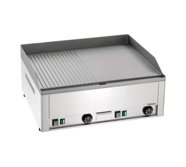 BARTSCHER - PLANCHA FRY TOP DE ACERO PLACA MIXTA GDP 650E GR ELÉCTRICA - FONDO 58 CM - 6KW