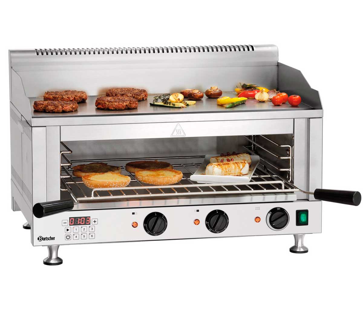 BARTSCHER - SALAMANDRA GRILL 6640 - ELÉCTRICA - POTENCIA 6,64KW
