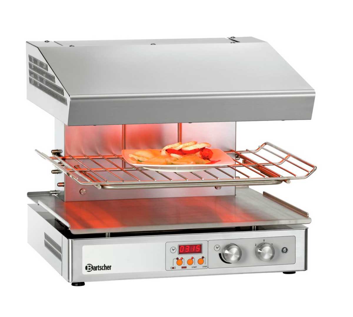 BARTSCHER - SALAMANDRA HI-LIGHT 600 2Z - ELÉCTRICA - POTENCIA 4,5KW