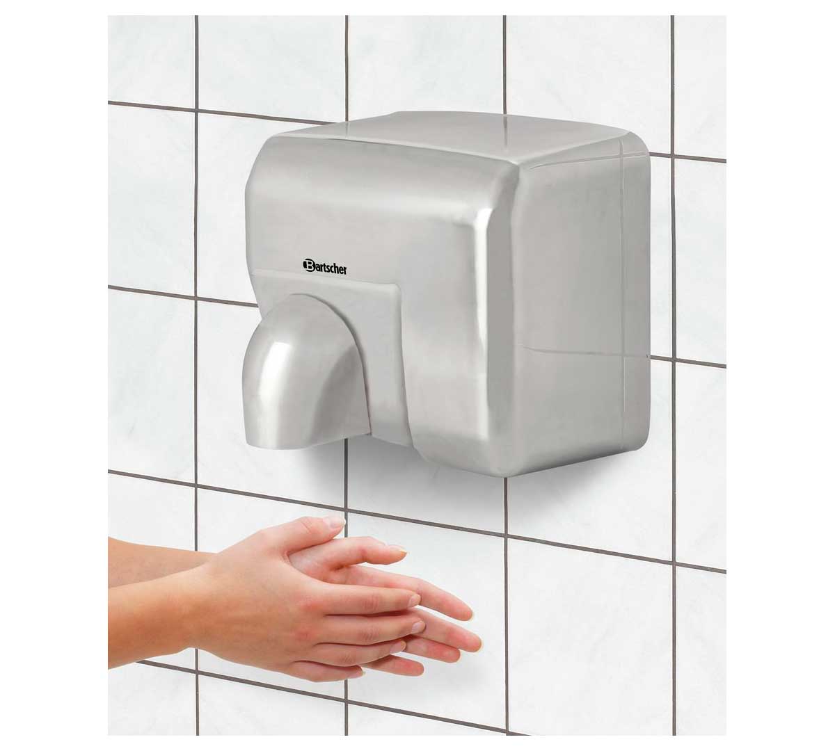 BARTSCHER - SECAMANOS ACERO INOX AUTOMÁTICO