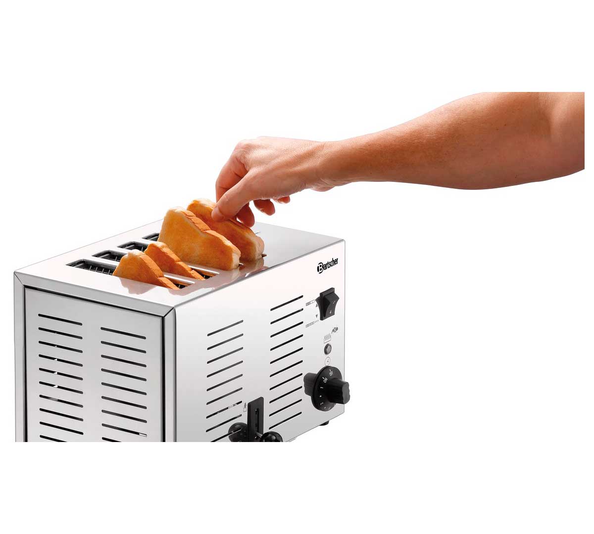 TOSTADORA DE RANURA TS40 - 4 REBANADAS - POTENCIA 1,8KW