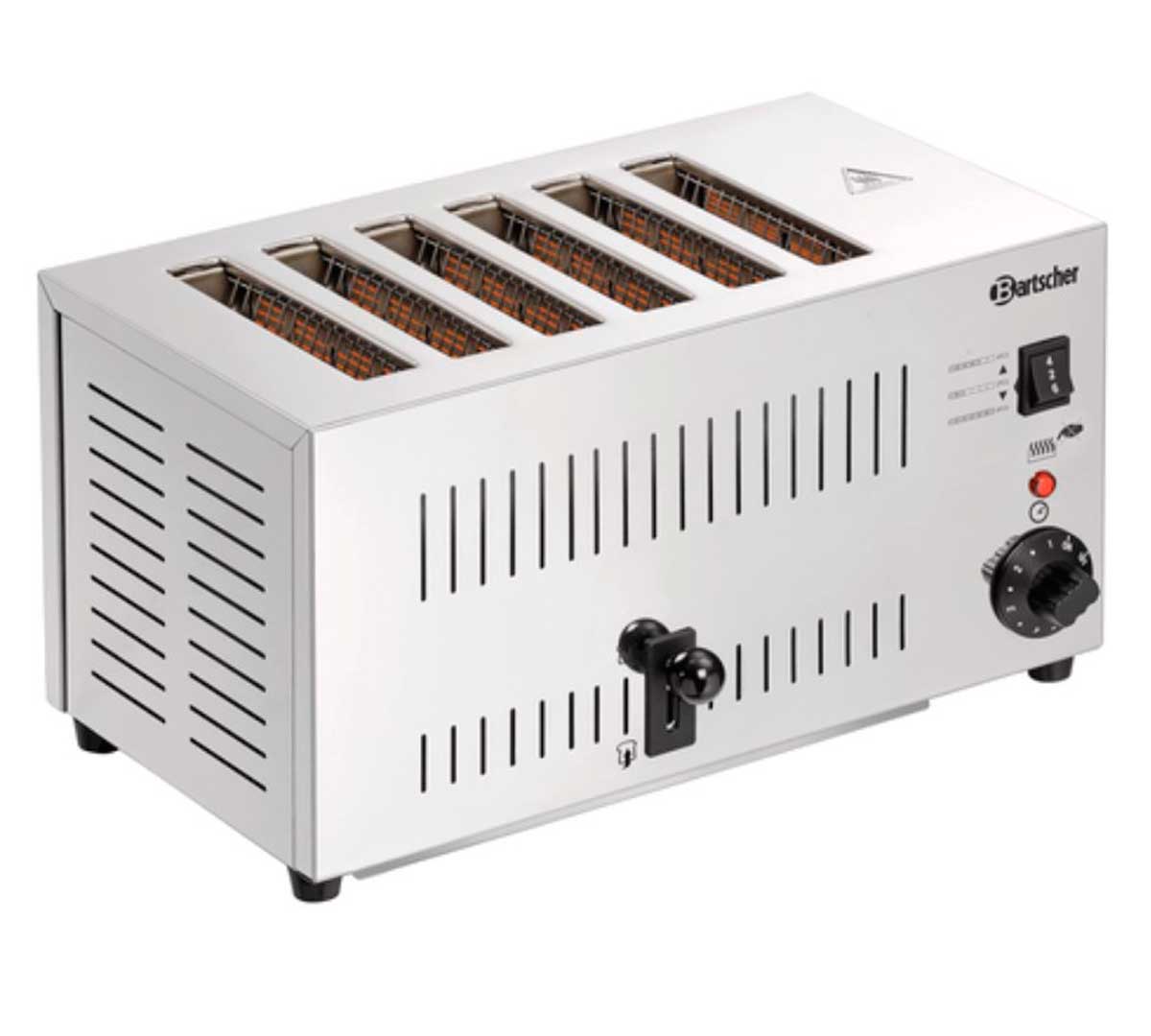 BARTSCHER - TOSTADORA DE RANURA TS60 - 6 REBANADAS - POTENCIA 2,5KW